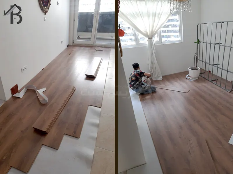 خدمات نصب پارکت لمینت با تیم پارکت کار مجرب